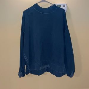 Blue Oversized Pullover